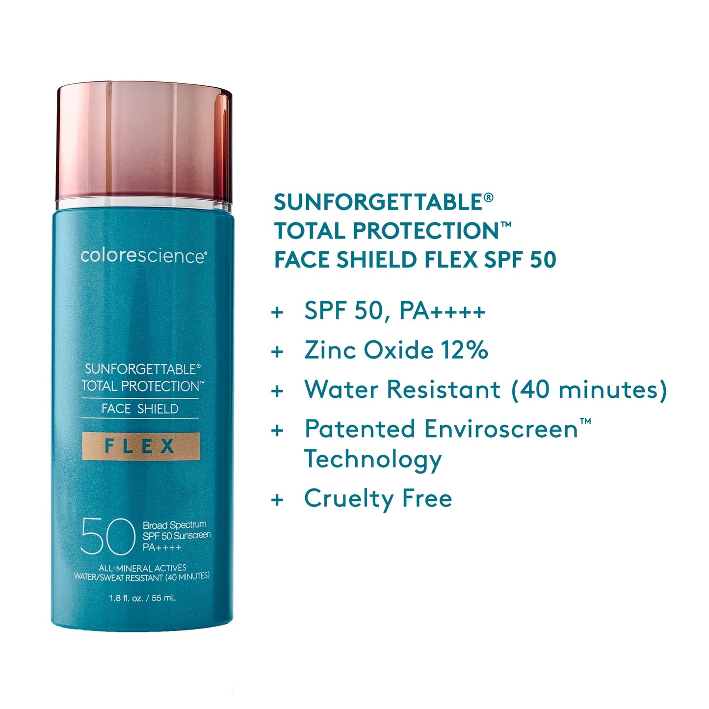Sunforgettable® Total Protection™ Face Shield Flex SPF 50 MEDIUM