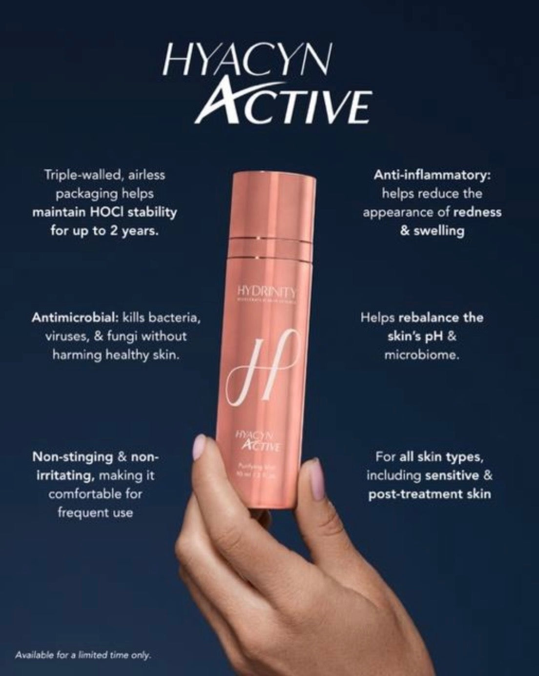 Rose Gold Special Edition Hyacyn Active Mist